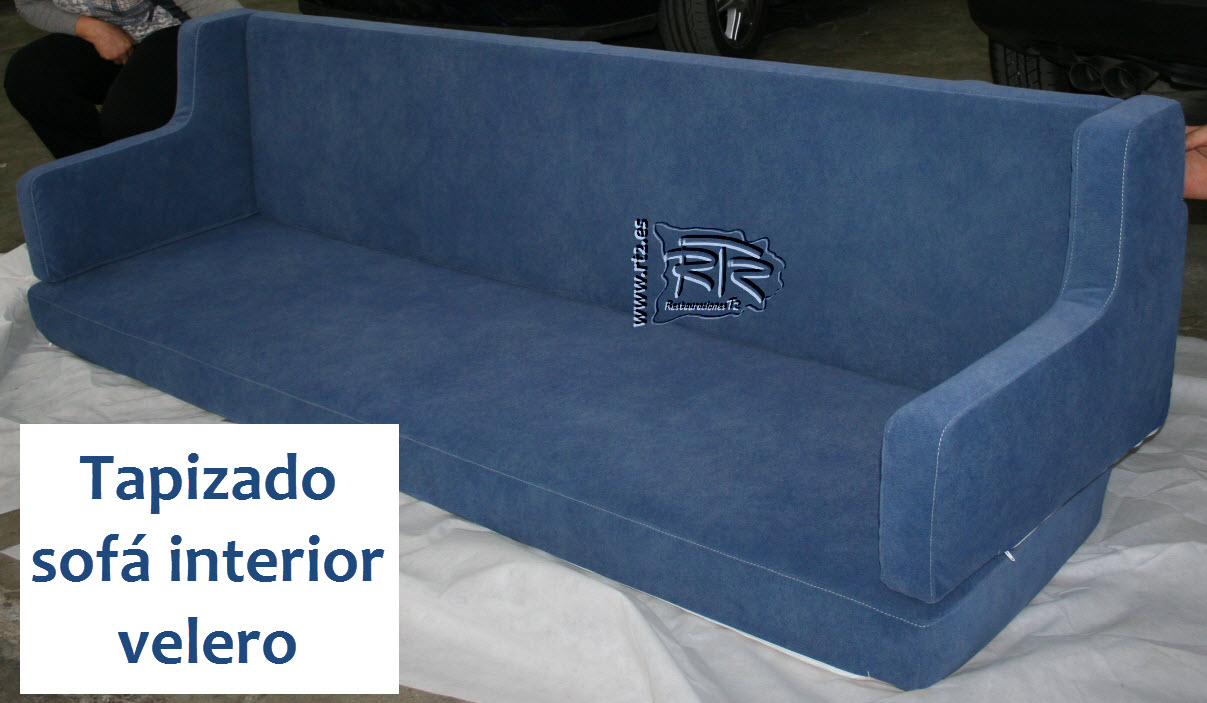 Tapizado interior velero